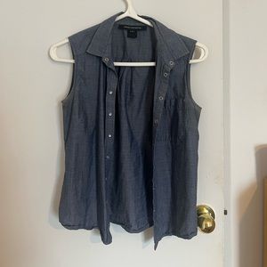 French connection denim summer blouse